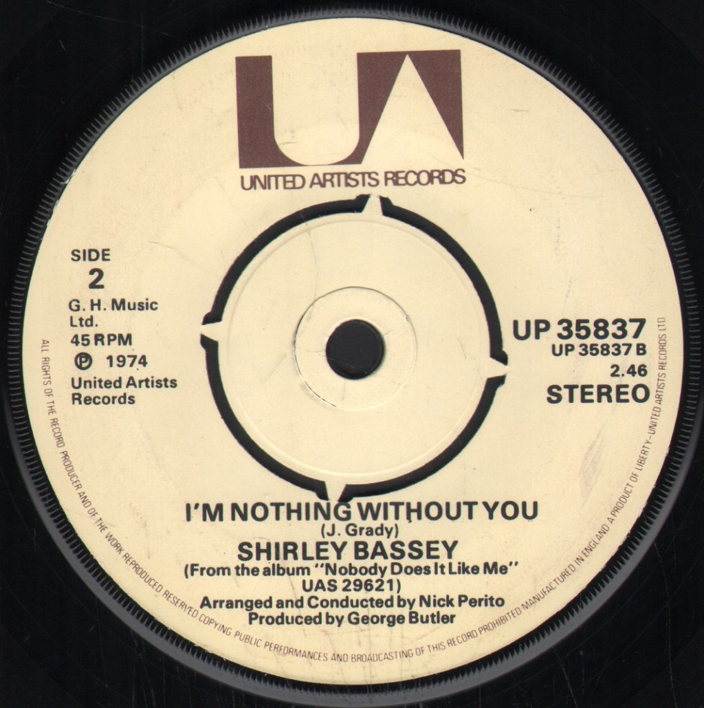 Shirley Bassey - Good, Bad But Beautiful - 7 Inch