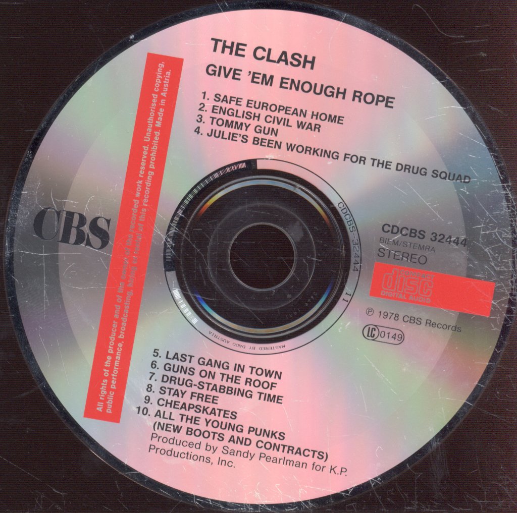 Clash - Give 'Em Enough Rope - Cd