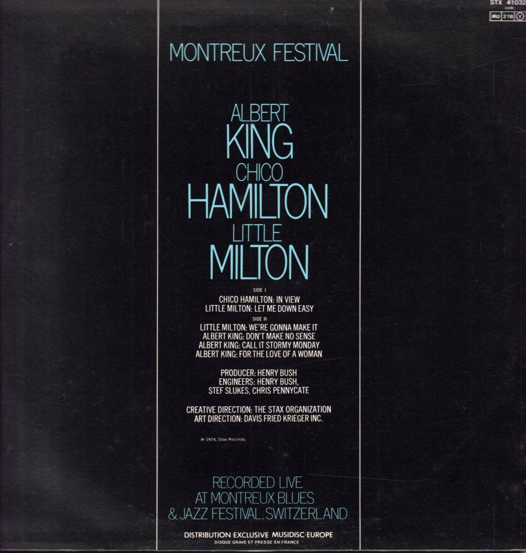 Albert King/Chico Hamilton/Little Milton - Montreux Festival - Lp