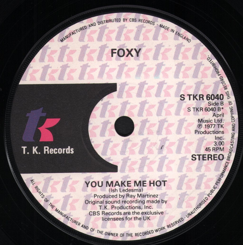 Foxy - Get Off - 7 Inch