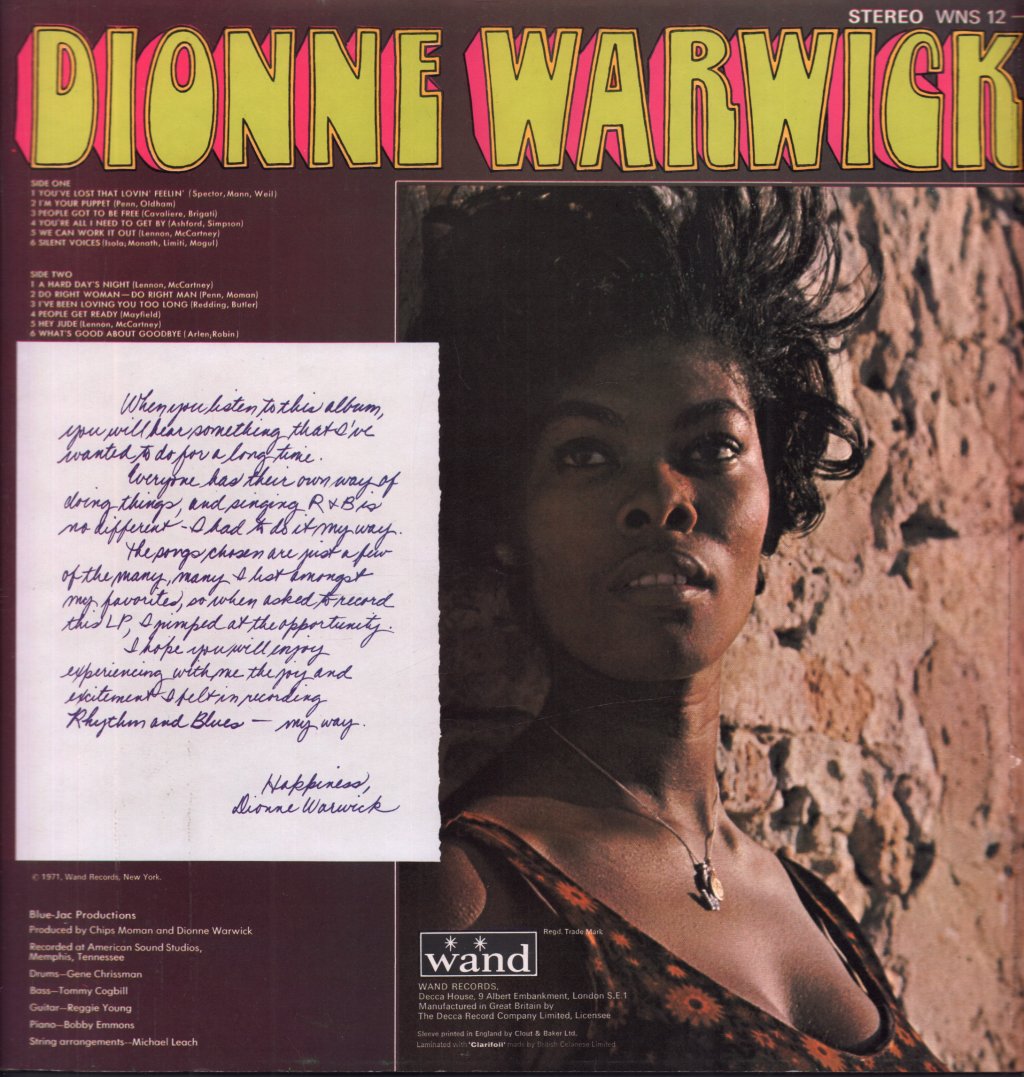 Dionne Warwick - Soulful - Lp