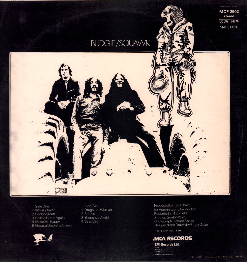 Budgie - Squawk - Lp