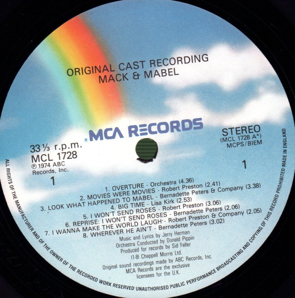 Various Artists - Mack And Mabel (Original Cast Recording) - Lp