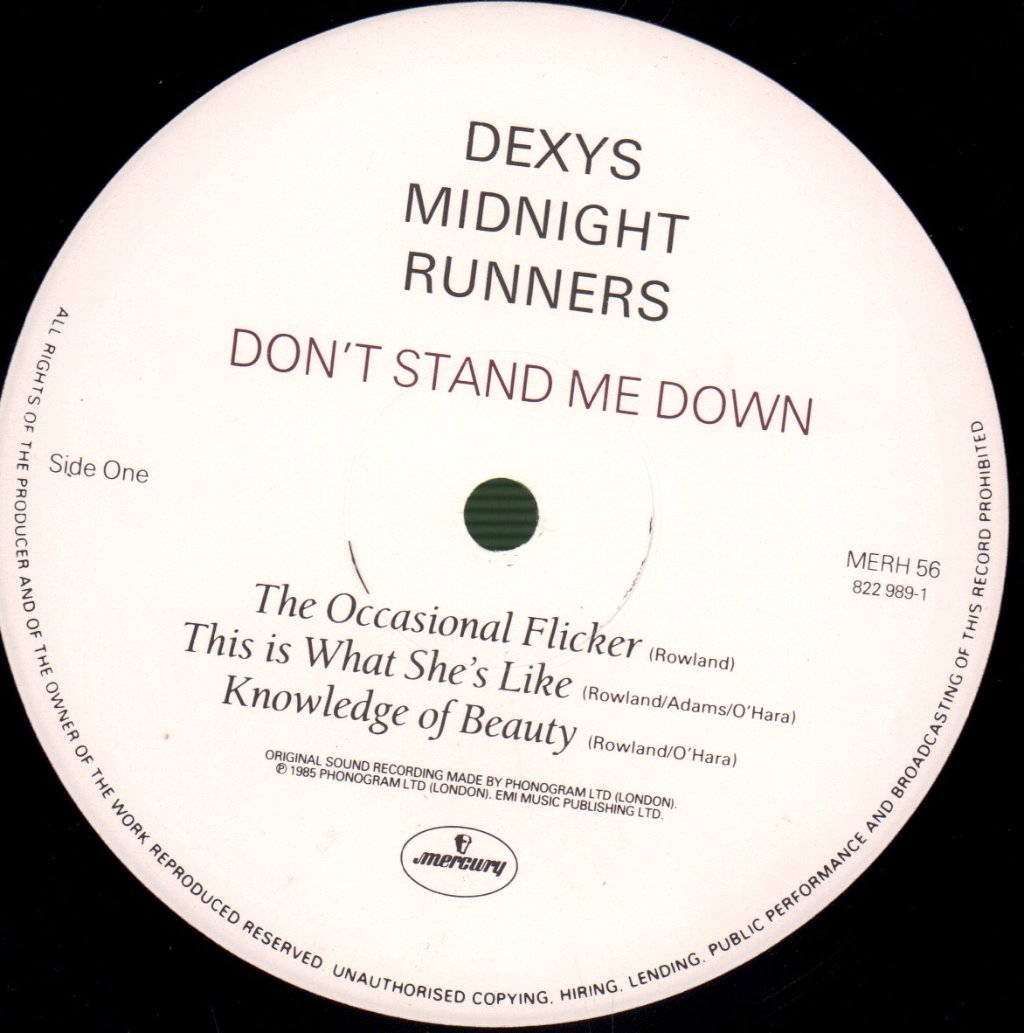 Dexys Midnight Runners - Don't Stand Me Down - Lp