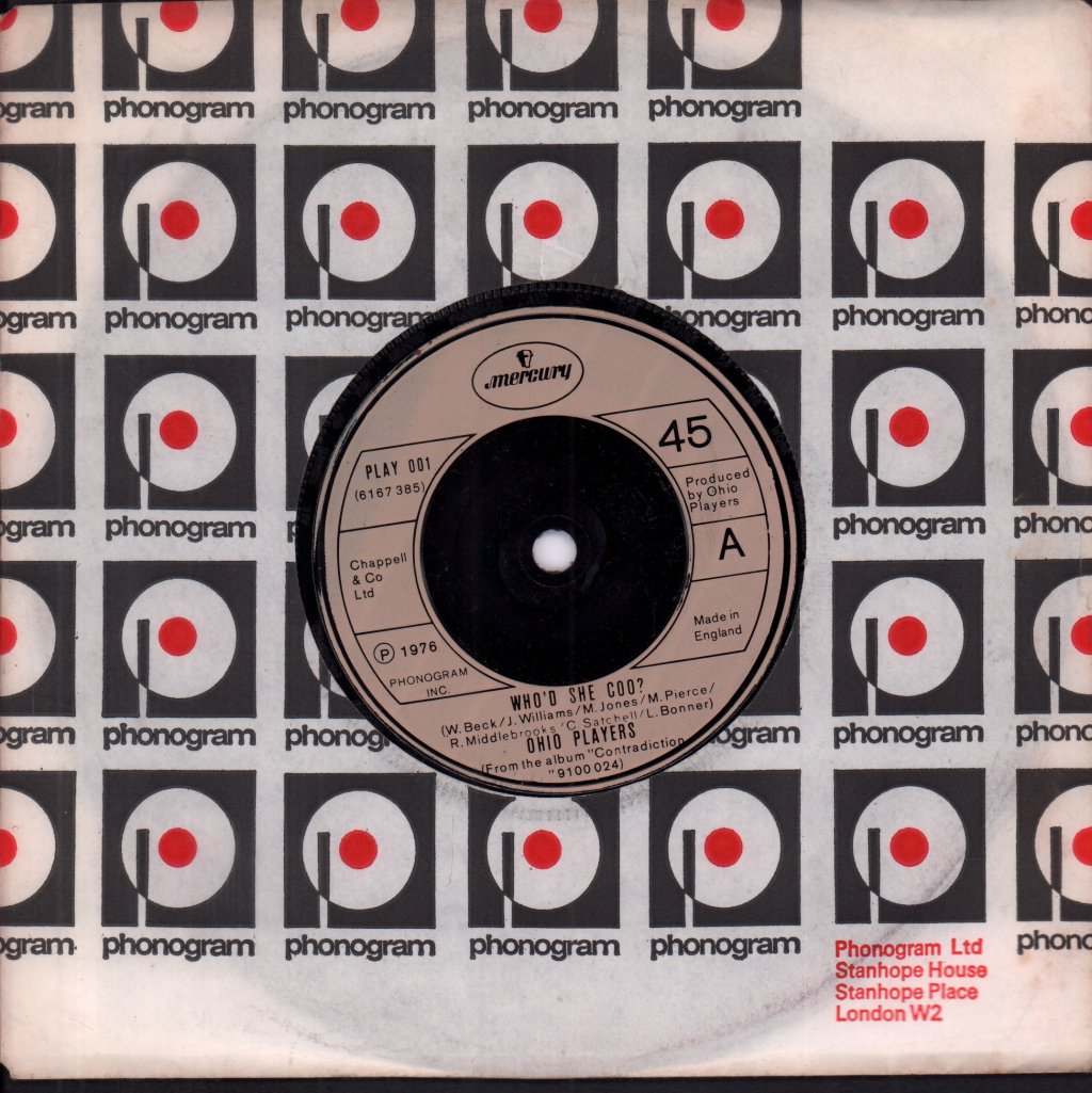 Ohio Players - Who'd She Coo - 7 Inch