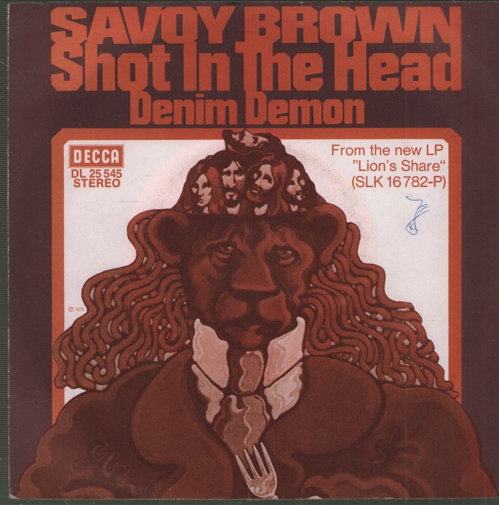 Savoy Brown - Shot In The Head - 7 Inch