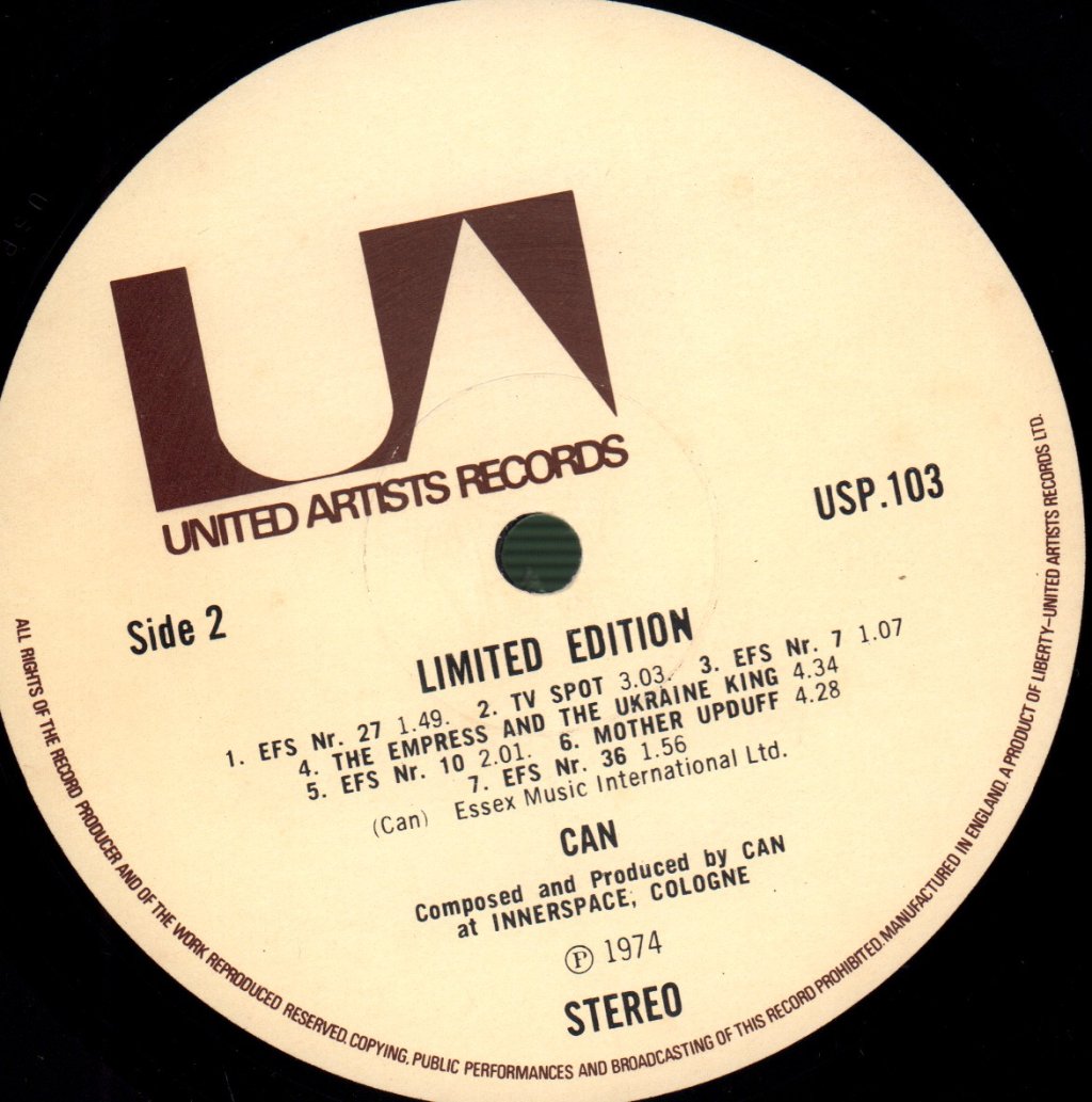 Can - Limited Edition - Lp
