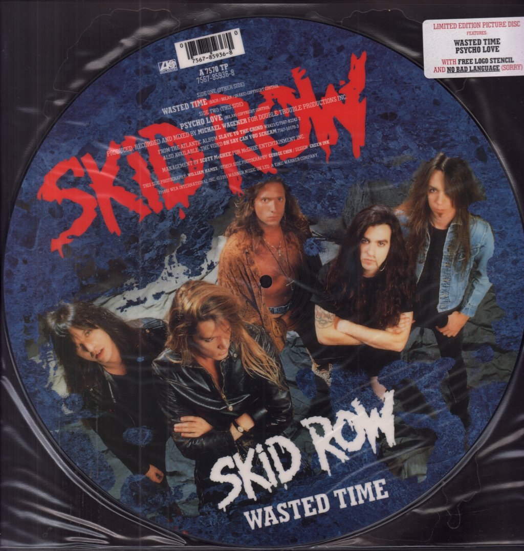 Skid Row - Wasted Time - 12 Inch