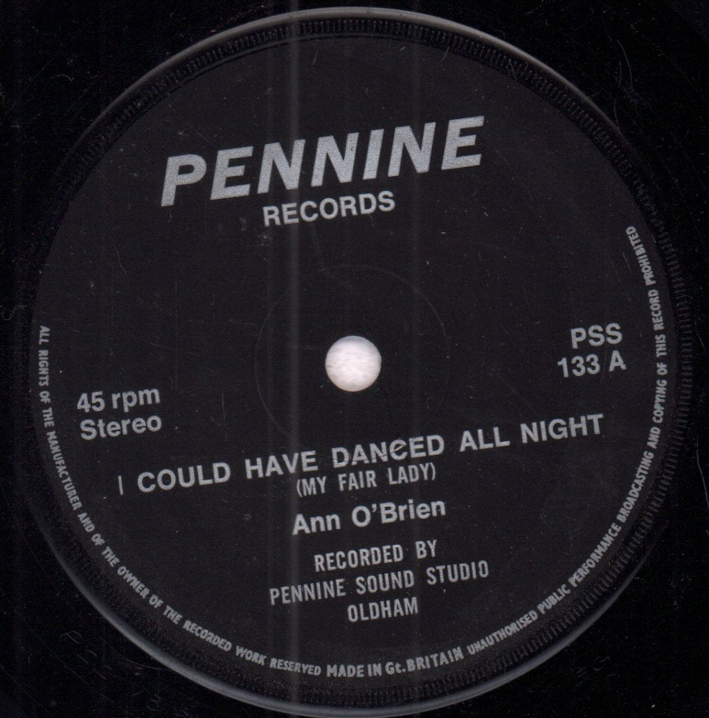 Ann O'brien - i could have danced all night - 7 Inch