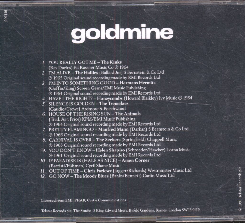 Various Artists - Goldmine - 12 No. 1's Of The Sixties - Cd