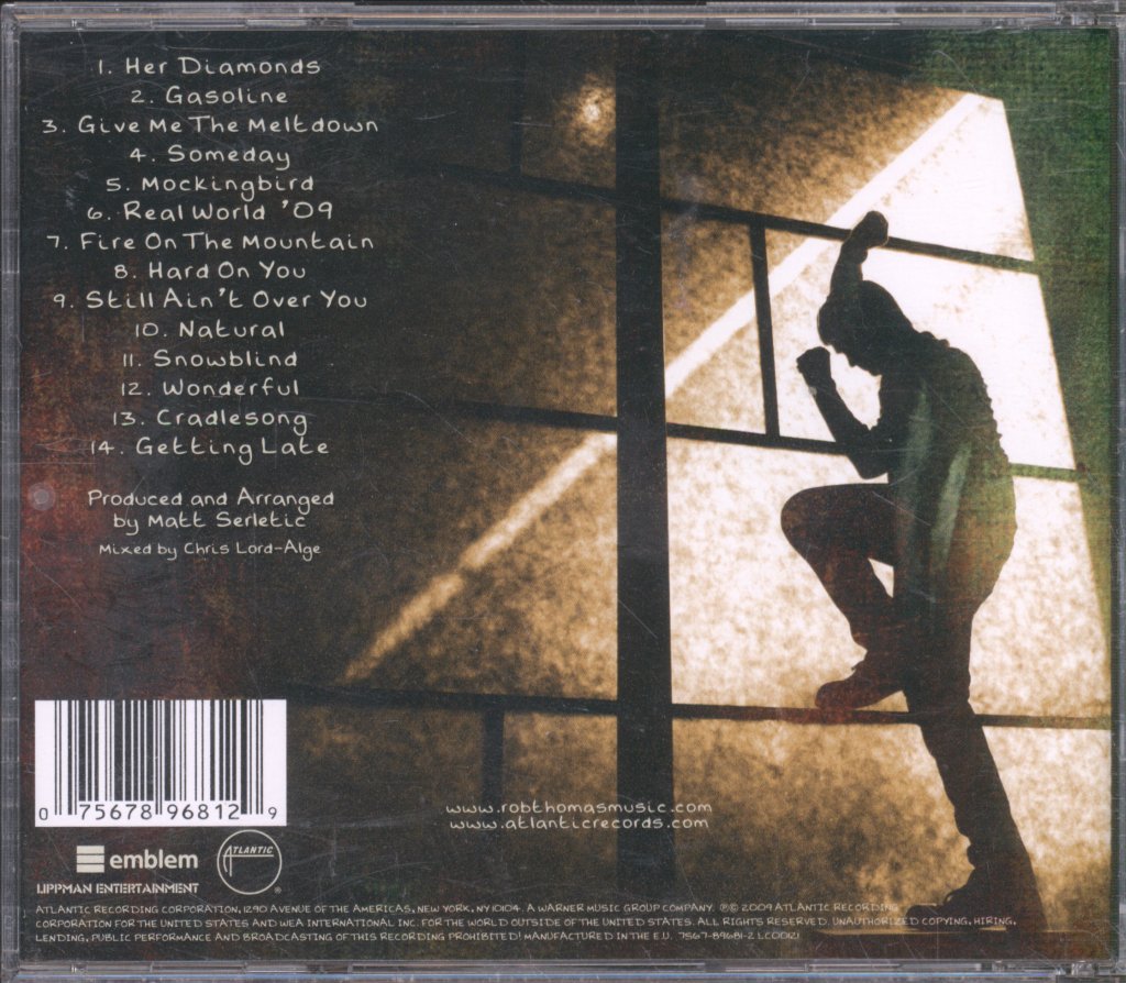 Rob Thomas - Cradlesong - Cd