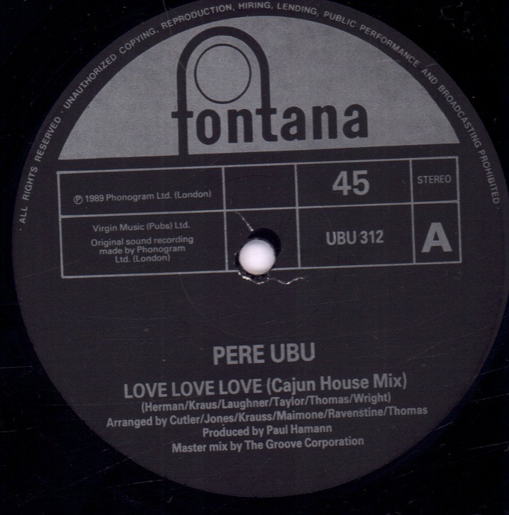 Pere Ubu - Love Love Love - 12 Inch