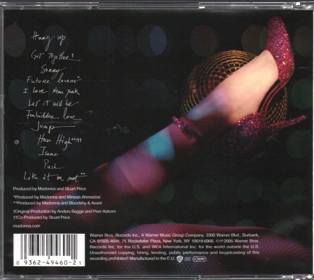 Madonna - Confessions On A Dance Floor - Cd
