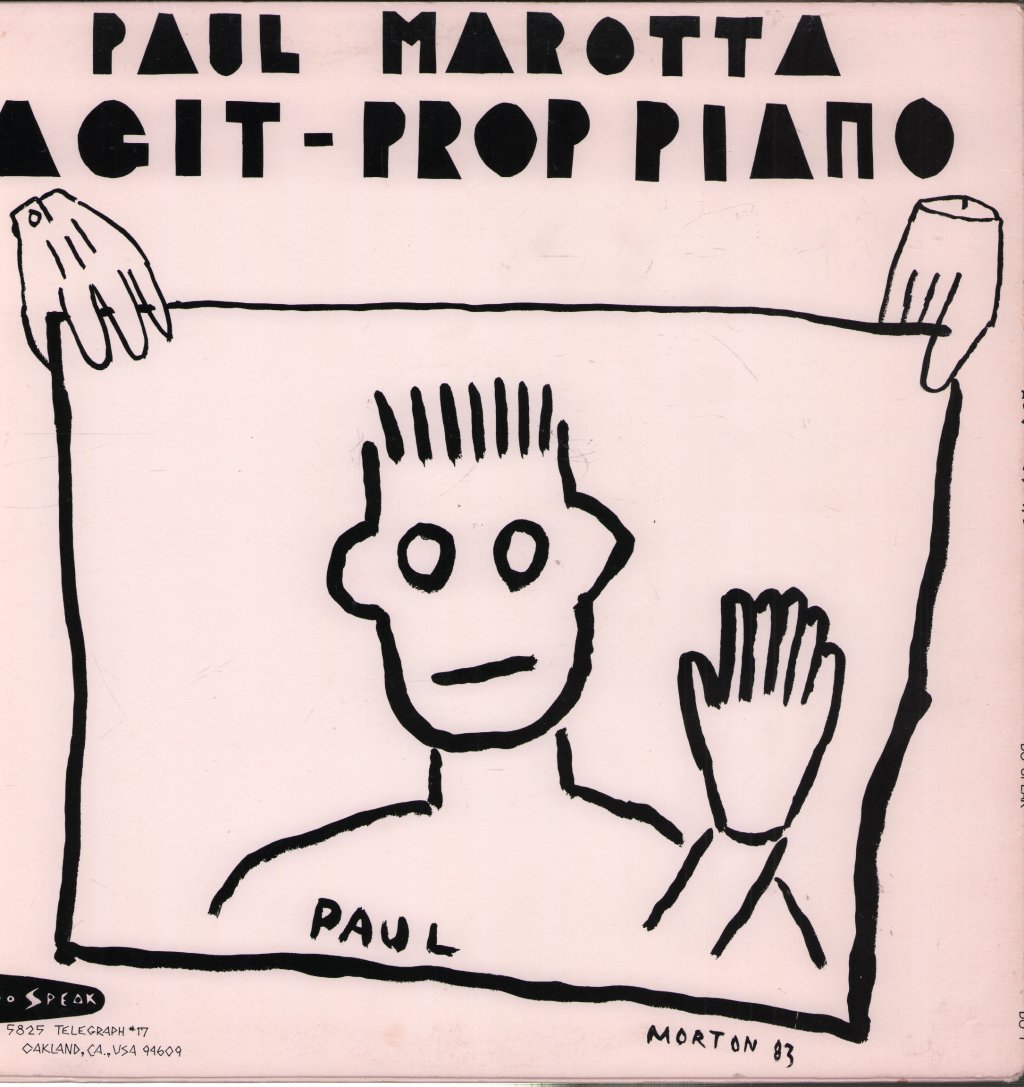 Paul Marotta - Agit-Prop Piano - Lp
