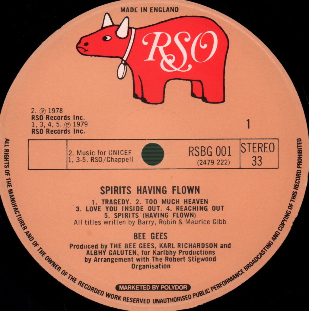 Bee Gees - Spirits Having Flown - Lp