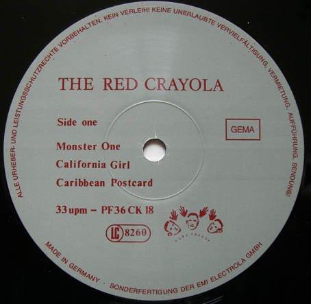 Red Crayola - Three Songs On A Trip To The United States & The Red Crayola, Bismarckstrasse, 50 - Lp