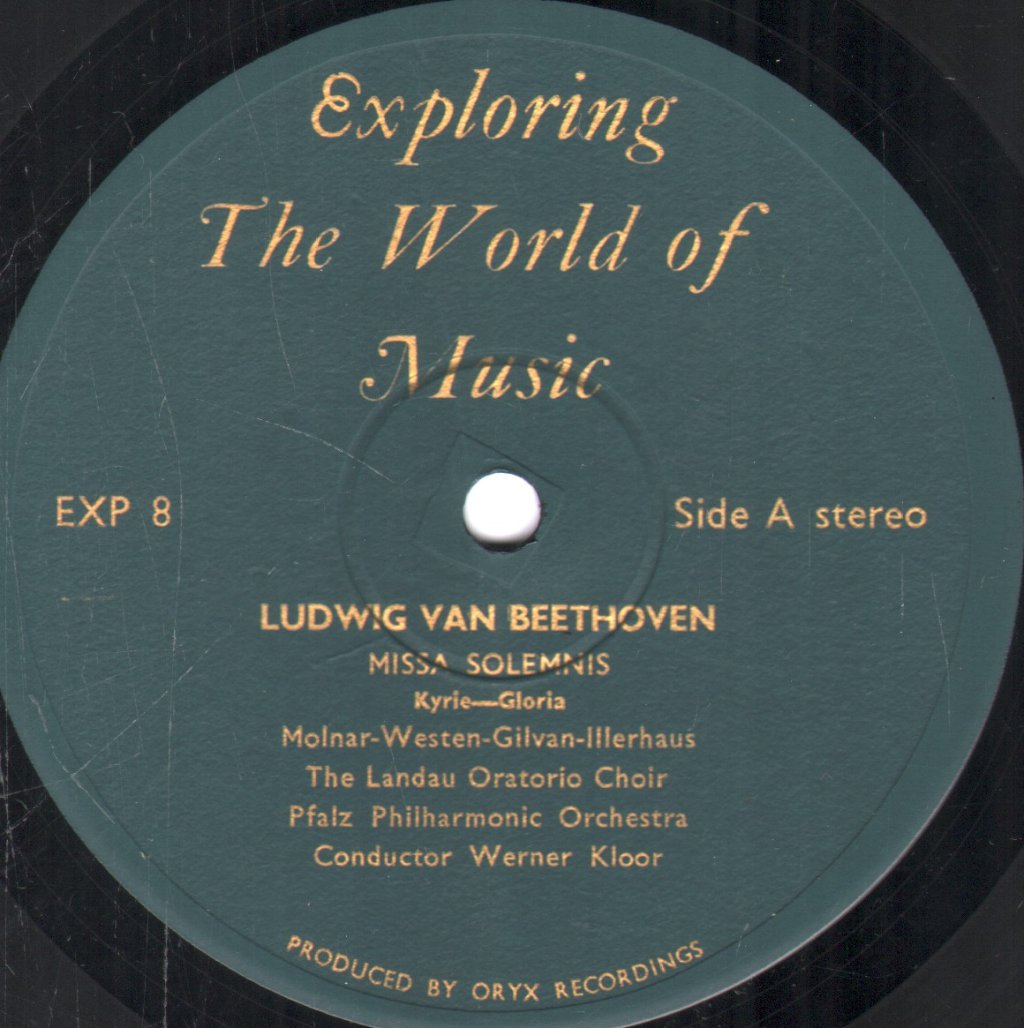 Landau Oratorio Choir / Pfalz Philharmonic Orchestra - Beethoven - Missa Solemnis - Double Lp