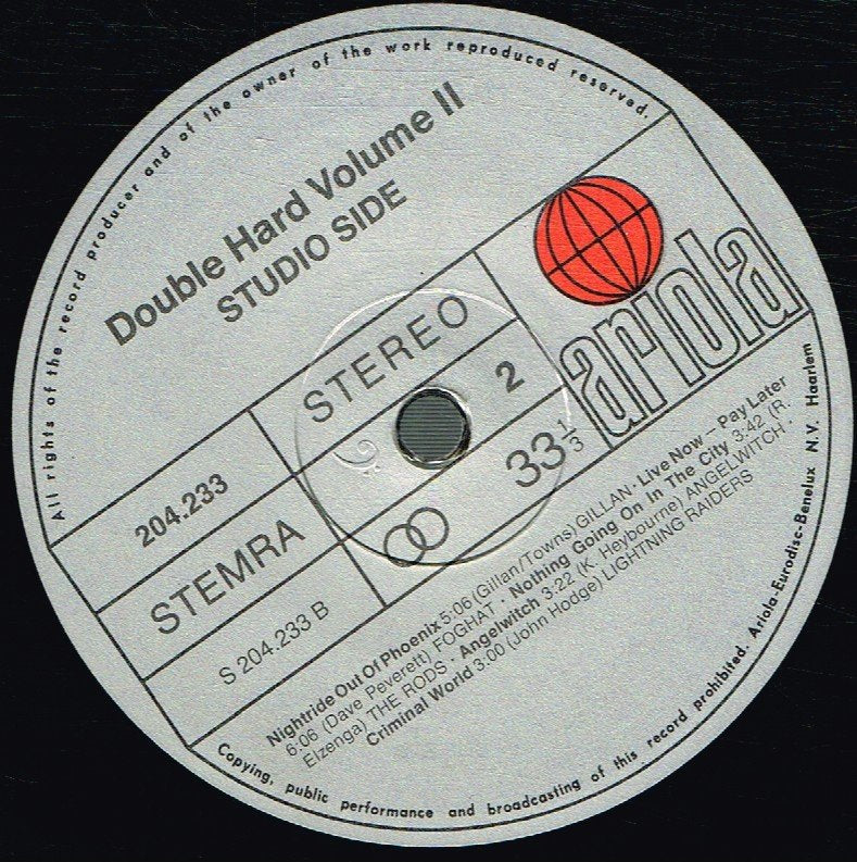 Various Artists - Double Hard Volume 2 - Lp