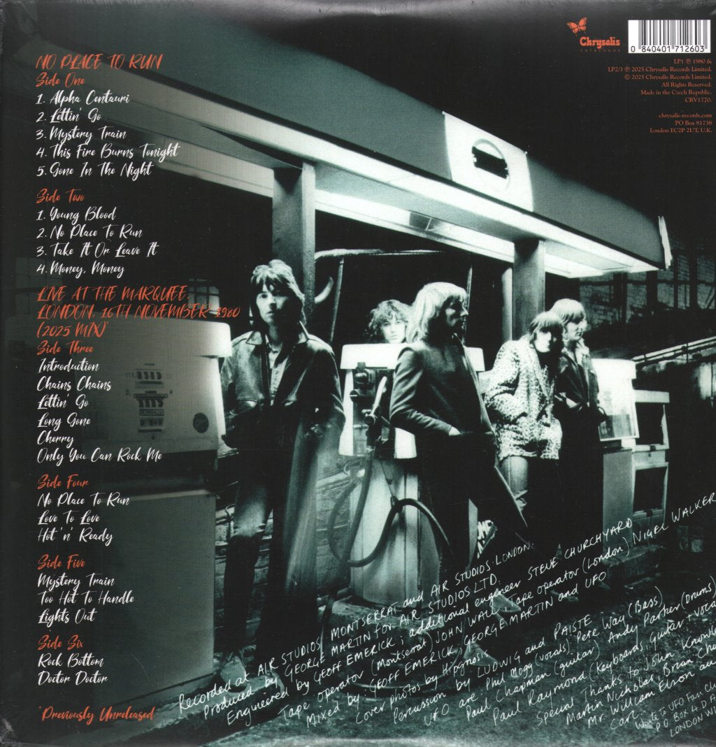 UFO - No Place To Run (2025 Remaster) - Triple Lp