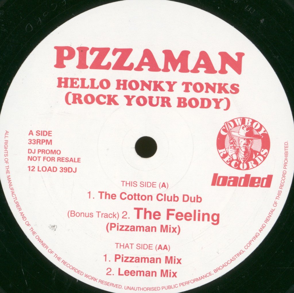 Pizzaman - Hello Honky Tonks (Rock Your Body) - 12 Inch