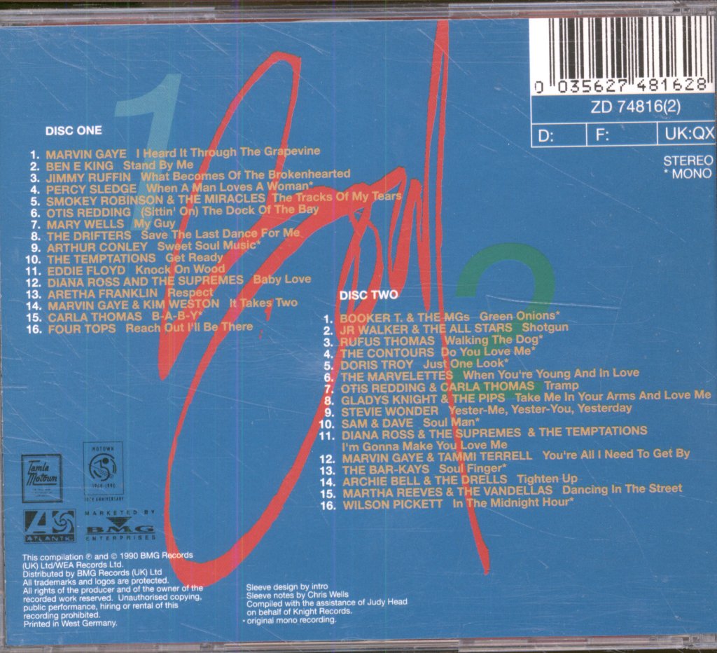 Various Artists - Soul Decade (The Sixties) - Double Cd