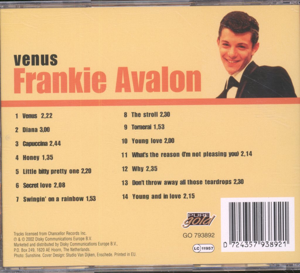 Frankie Avalon - Venus - Cd