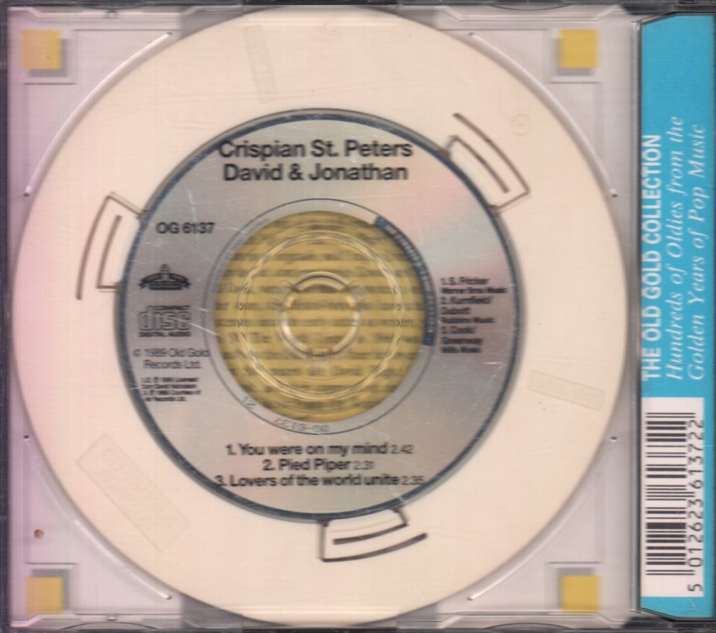 Crispian St Peters/David And Jonathan - You Were On My Mind - Cd