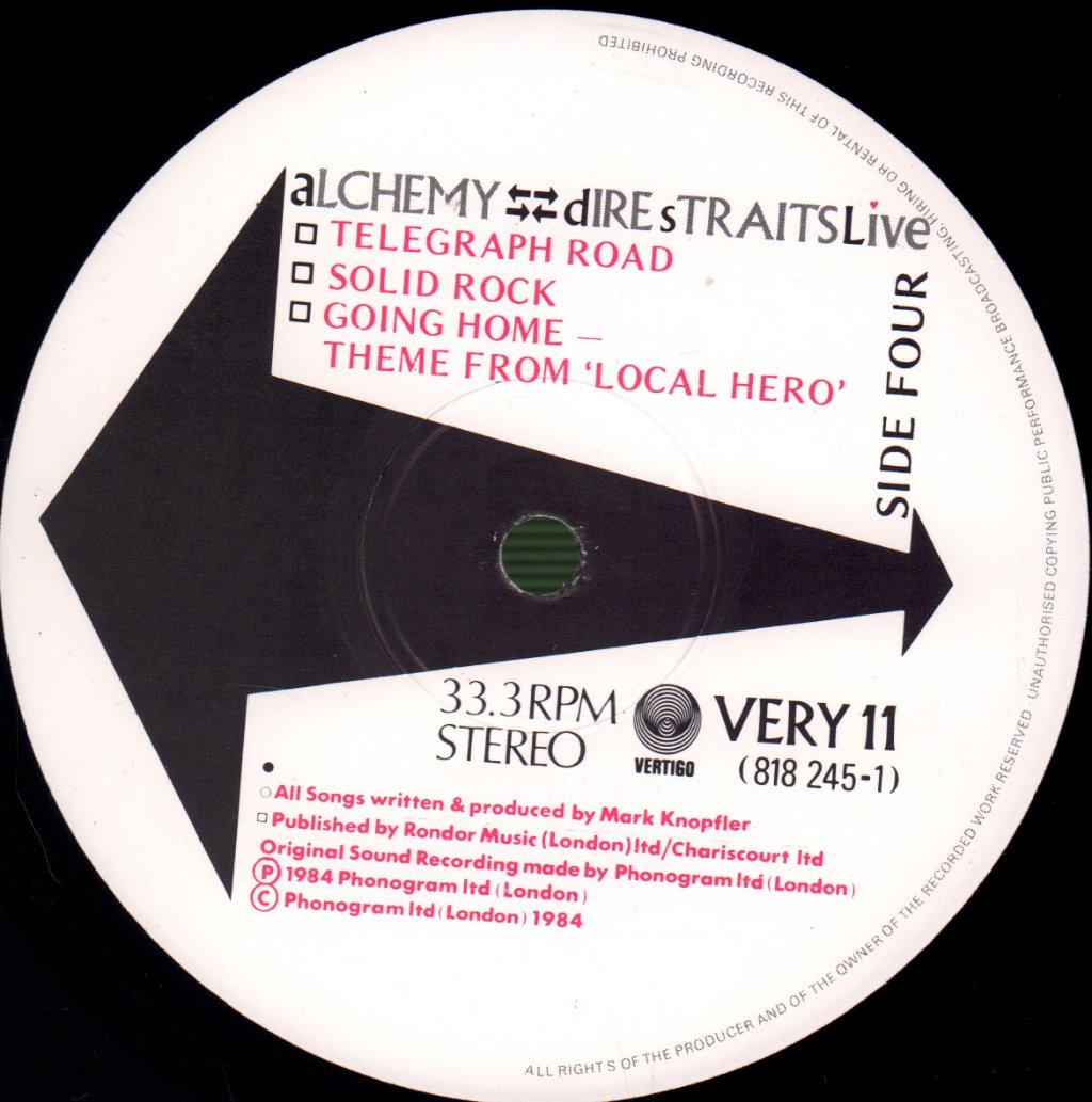 Dire Straits - Alchemy - Double Lp