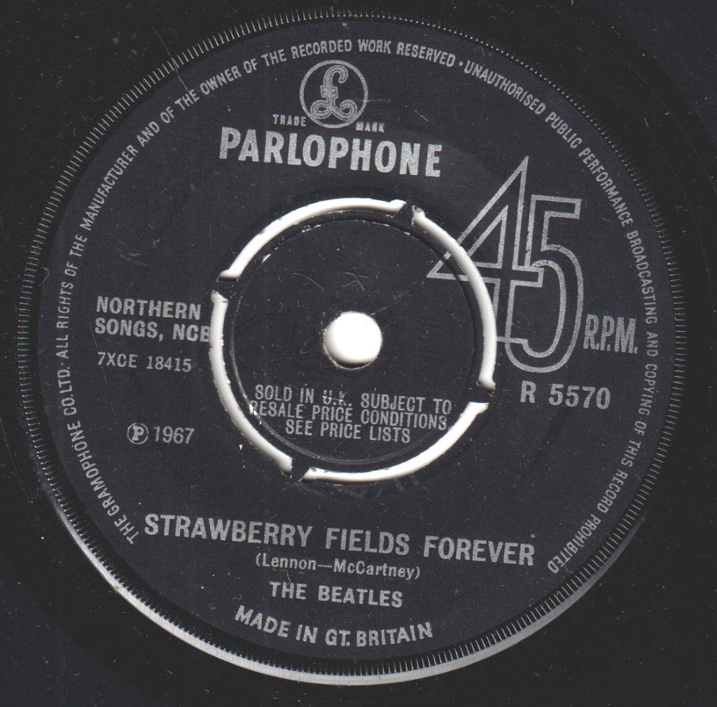 Beatles - Strawberry Fields Forever - 7 Inch