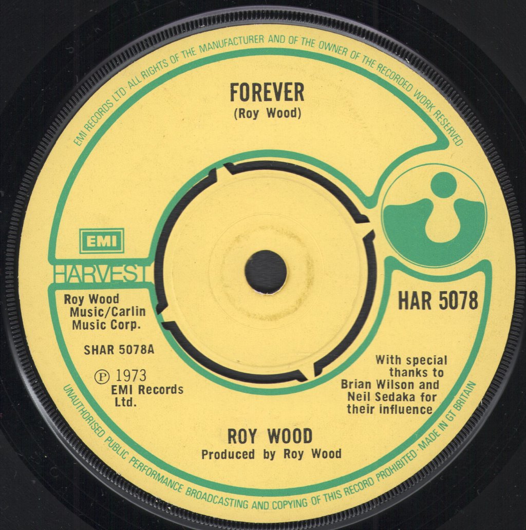 Roy Wood - Forever - 7 Inch