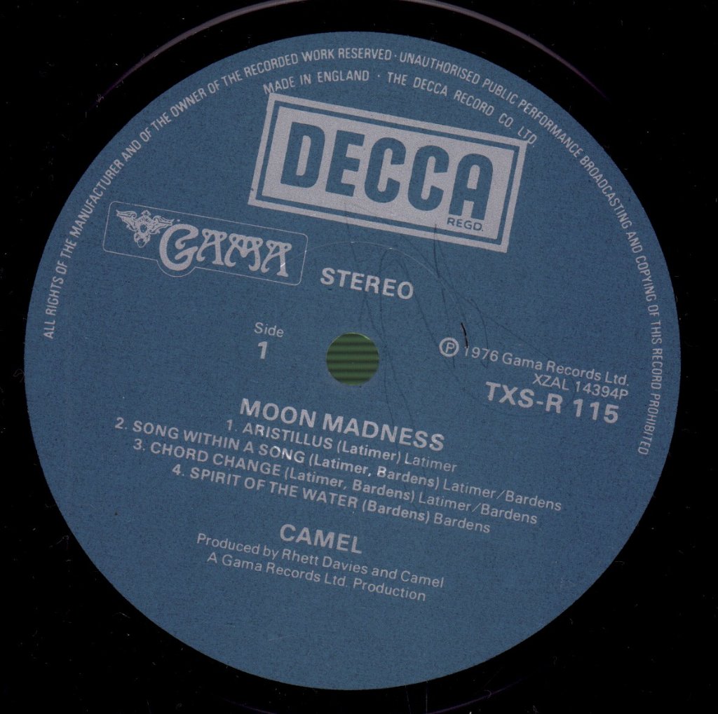 Camel - Moonmadness - Lp