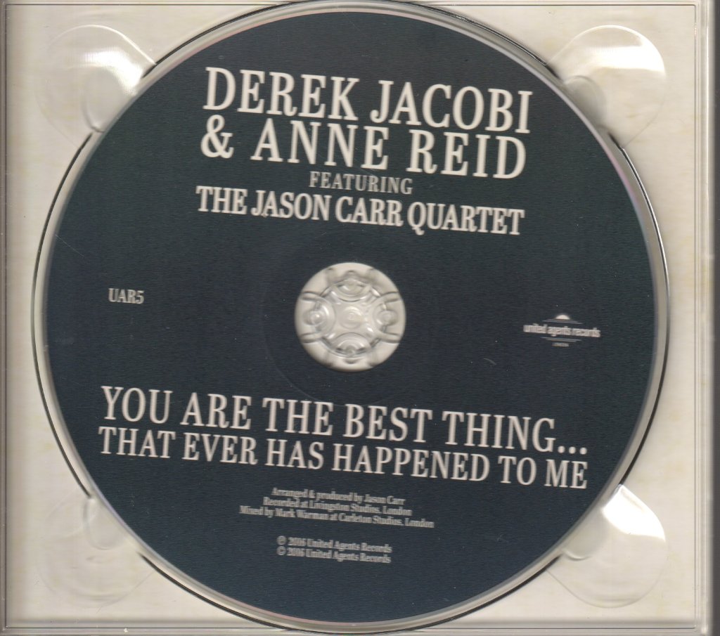 Derek Jacobi And Anne Reid Featuring Jason Carr Quartet - You Are The Best Thing that Ever Happened To Me - Cd