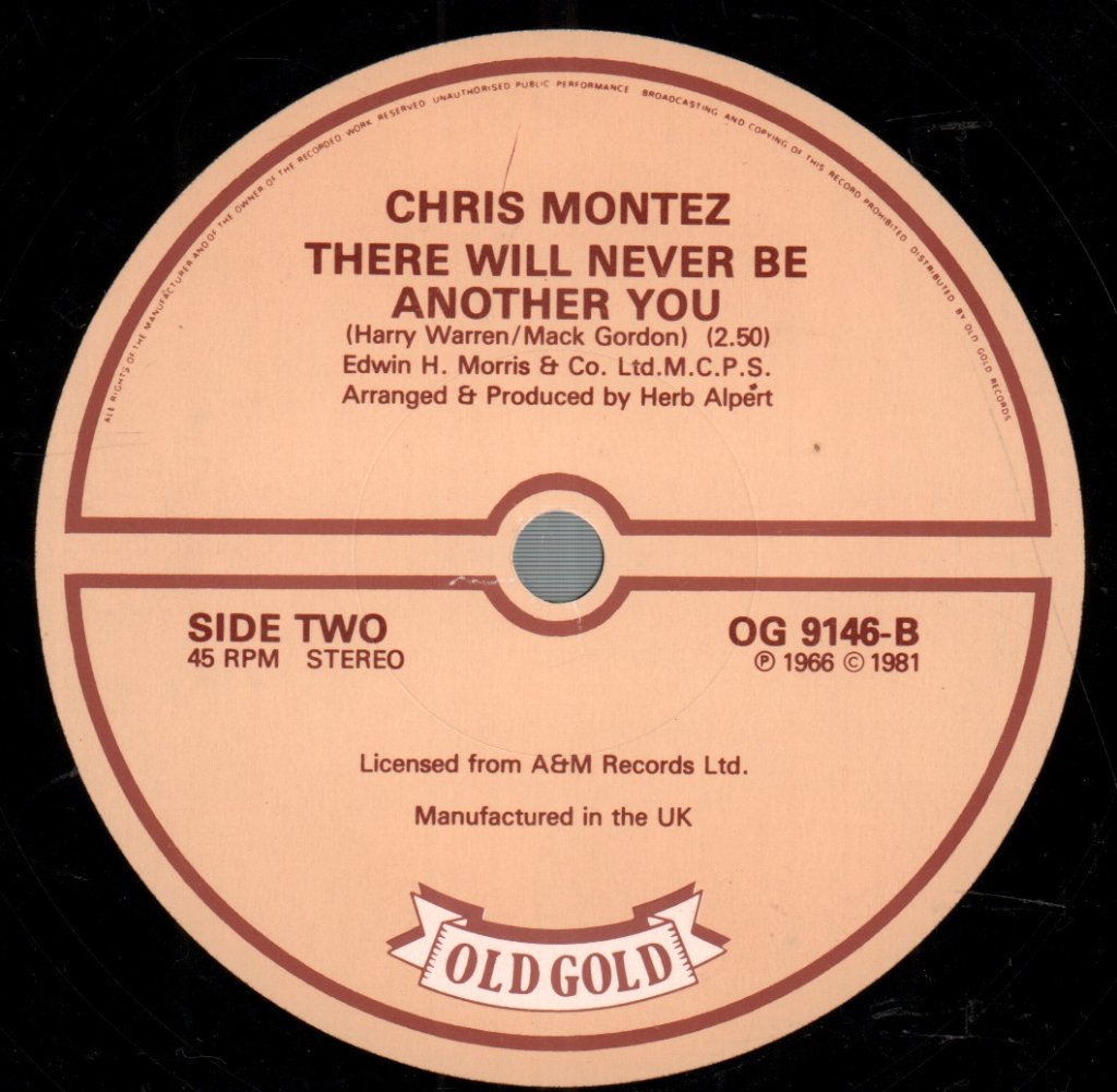 Chris Montez - More I See You - 7 Inch