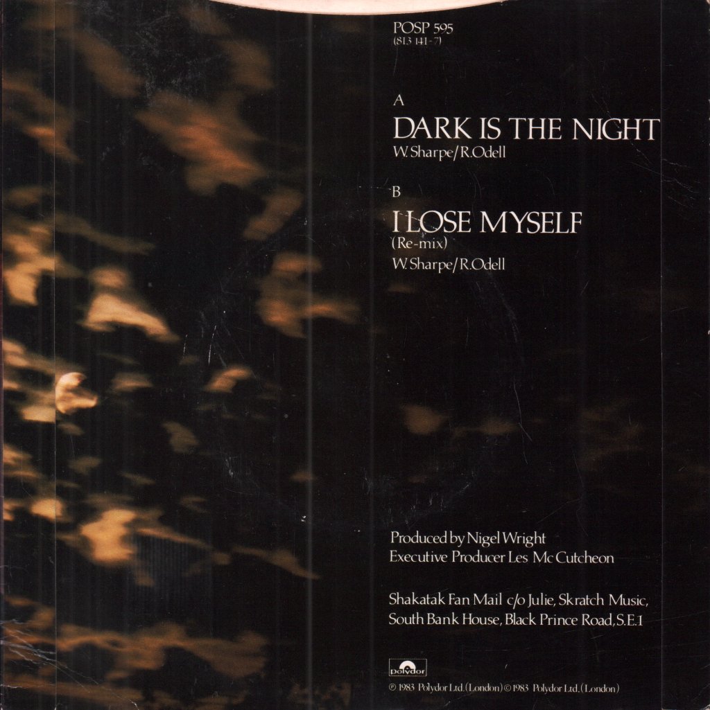 Shakatak - Dark Is The Night - 7 Inch