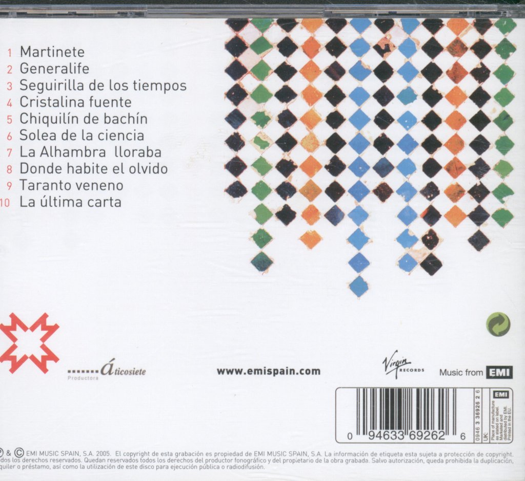 Morente - Sueña La Alhambra - Cd