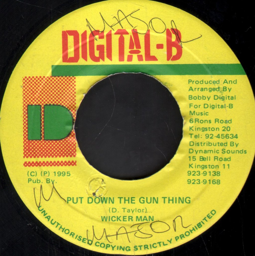 Wicker Man - Put Down The Gun Thing - 7 Inch