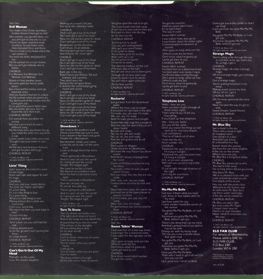 Electric Light Orchestra - Greatest Hits - Lp