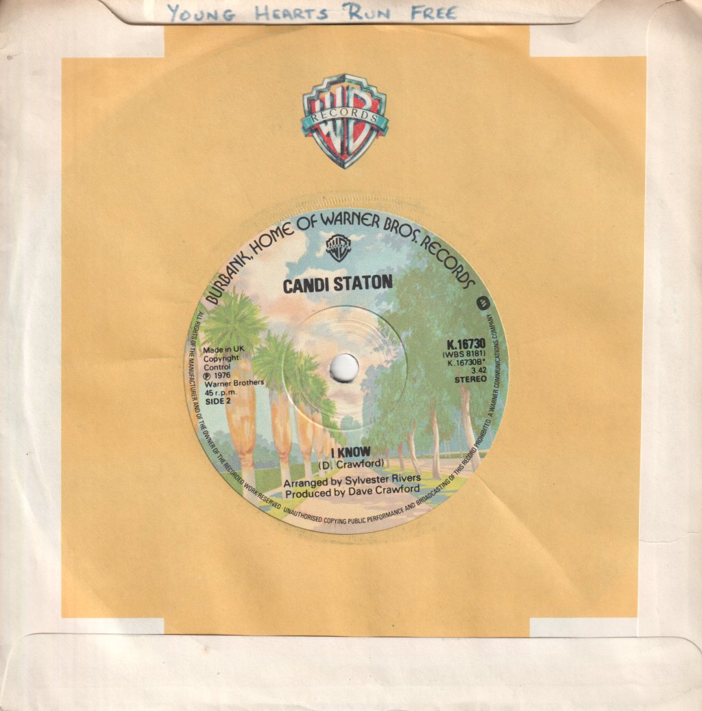 Candi Staton - Young Hearts Run Free - 7 Inch