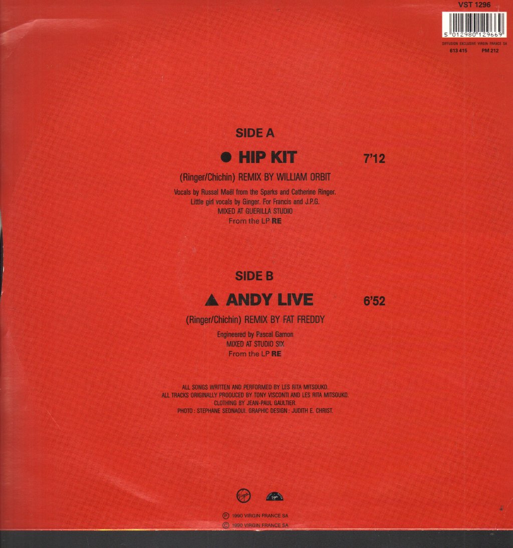 Les Rita Mitsouko - Hip Kit - 12 Inch