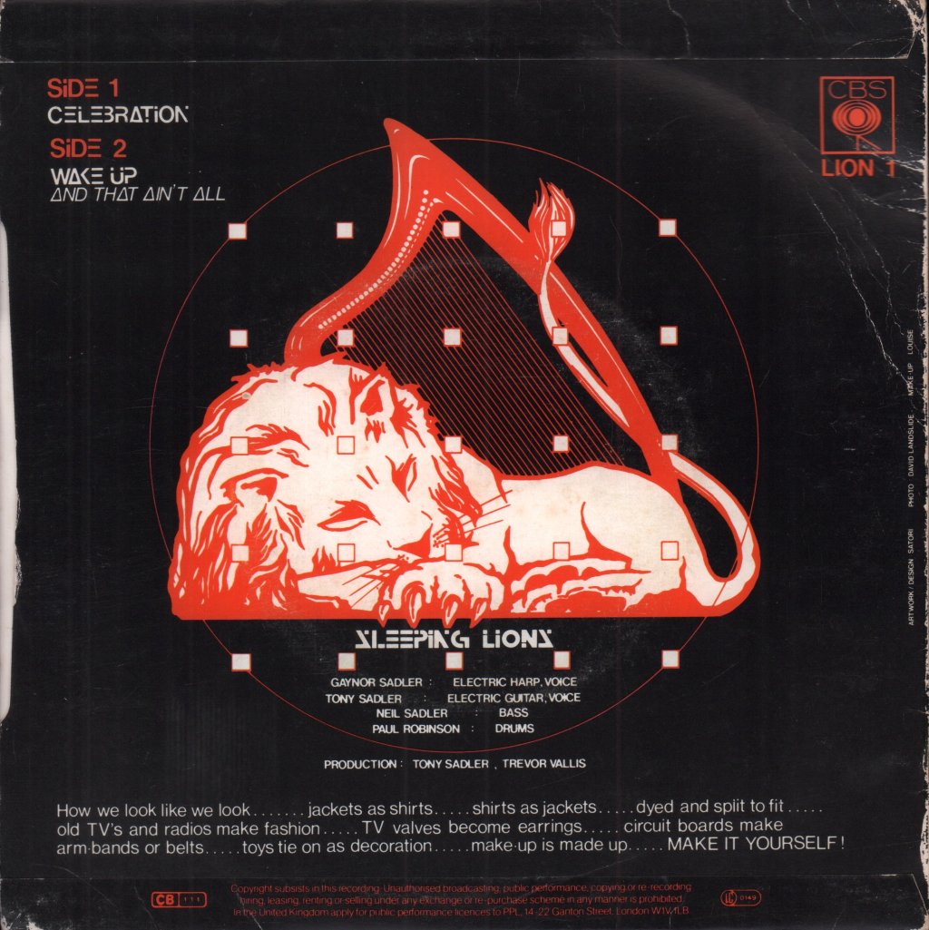 Sleeping Lions - Celebration - 7 Inch
