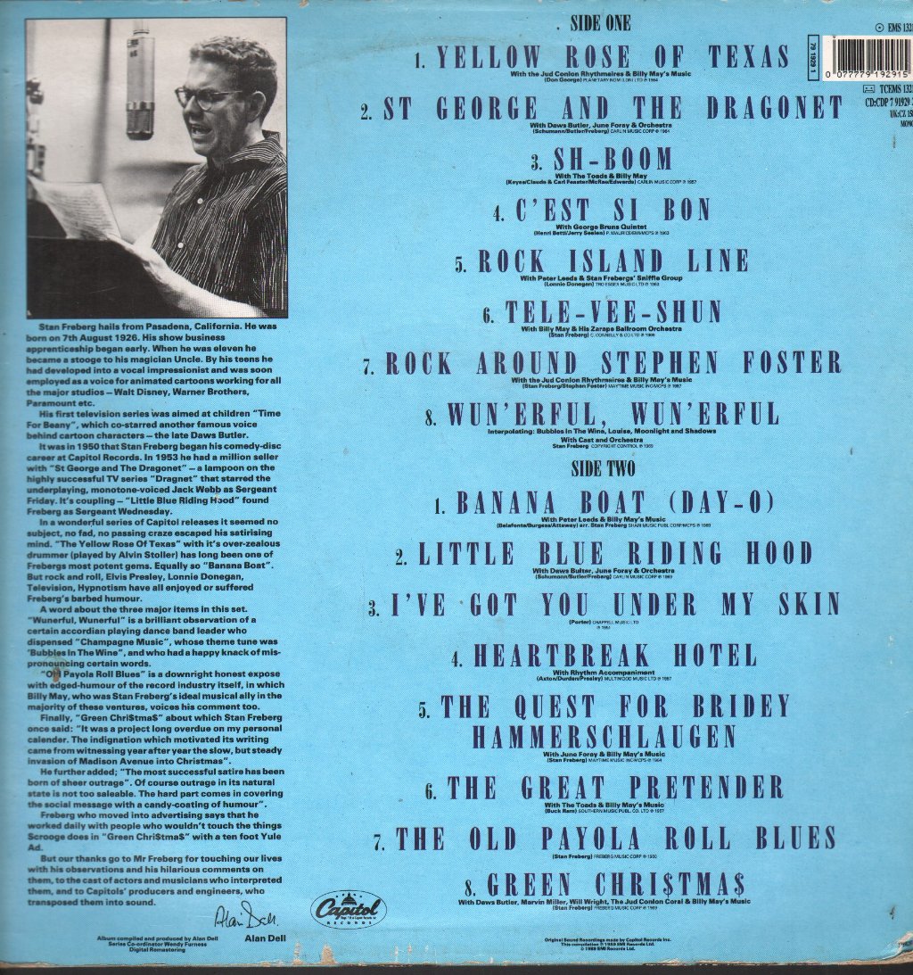 Stan Freberg - Best Of Stan Freberg "The Capitol Years" - Lp