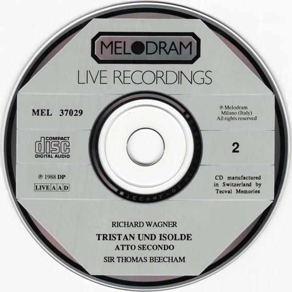 Chorus & Orchestra Of The Royal Opera House, Covent Garden, Sir Thomas Beecham - Wagner - Tristan Und Isolde - Triple Cd