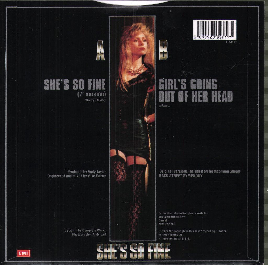 Thunder - She's So Fine - 7 Inch