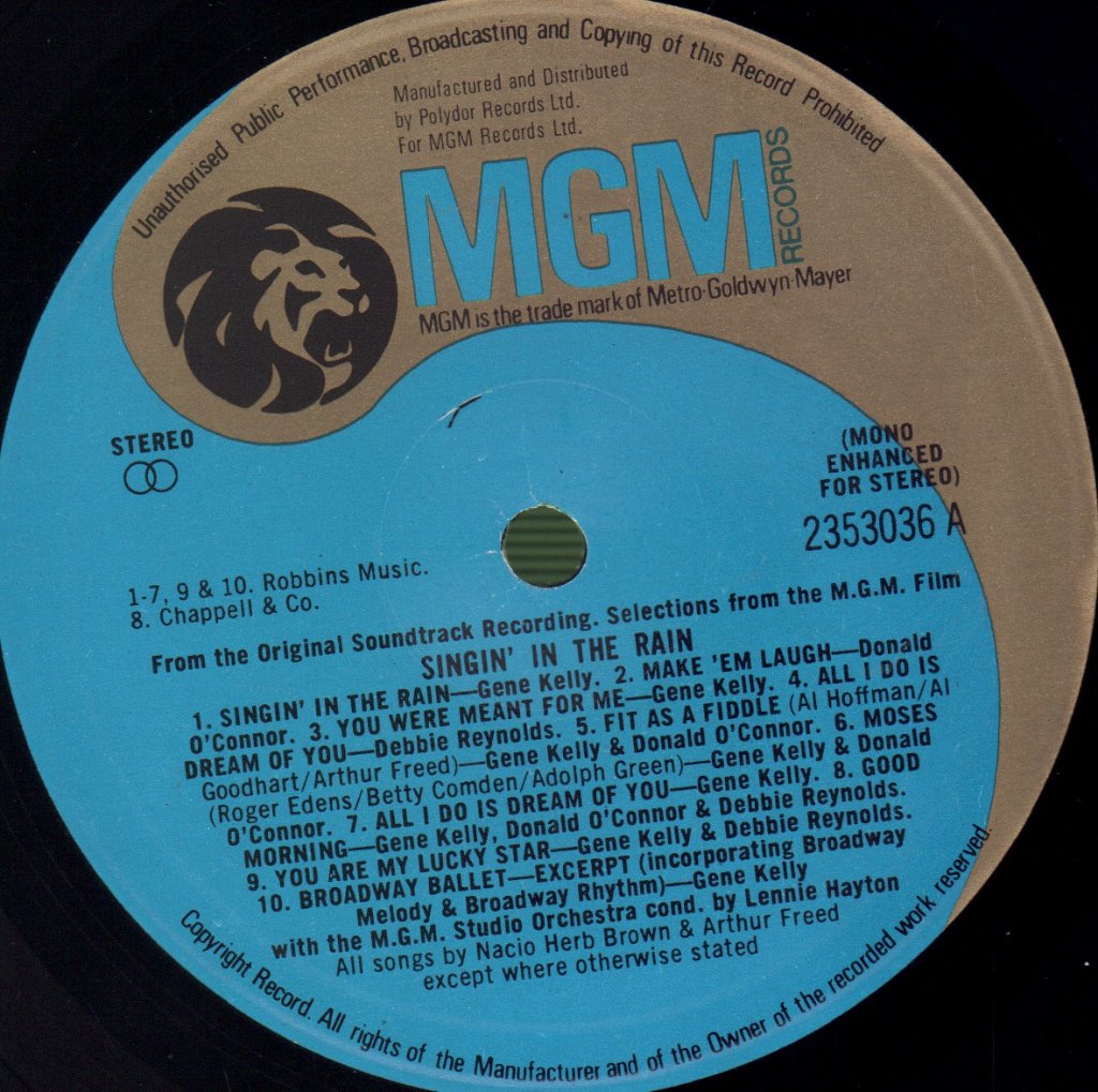 Various Artists - Singin' In The Rain / It's Always Fair Weather - Lp