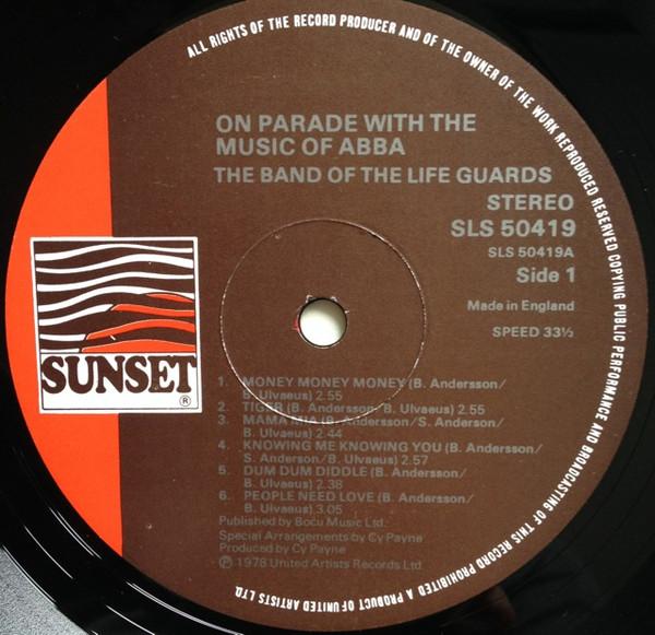 Band Of The Life Guards - On Parade With The Music Of Abba - Lp