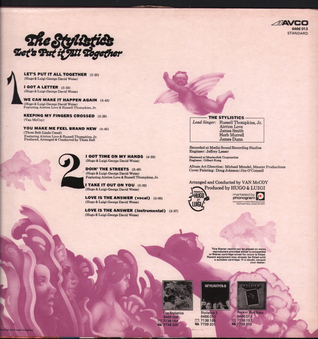 Stylistics - Let's Put It All Together - Lp