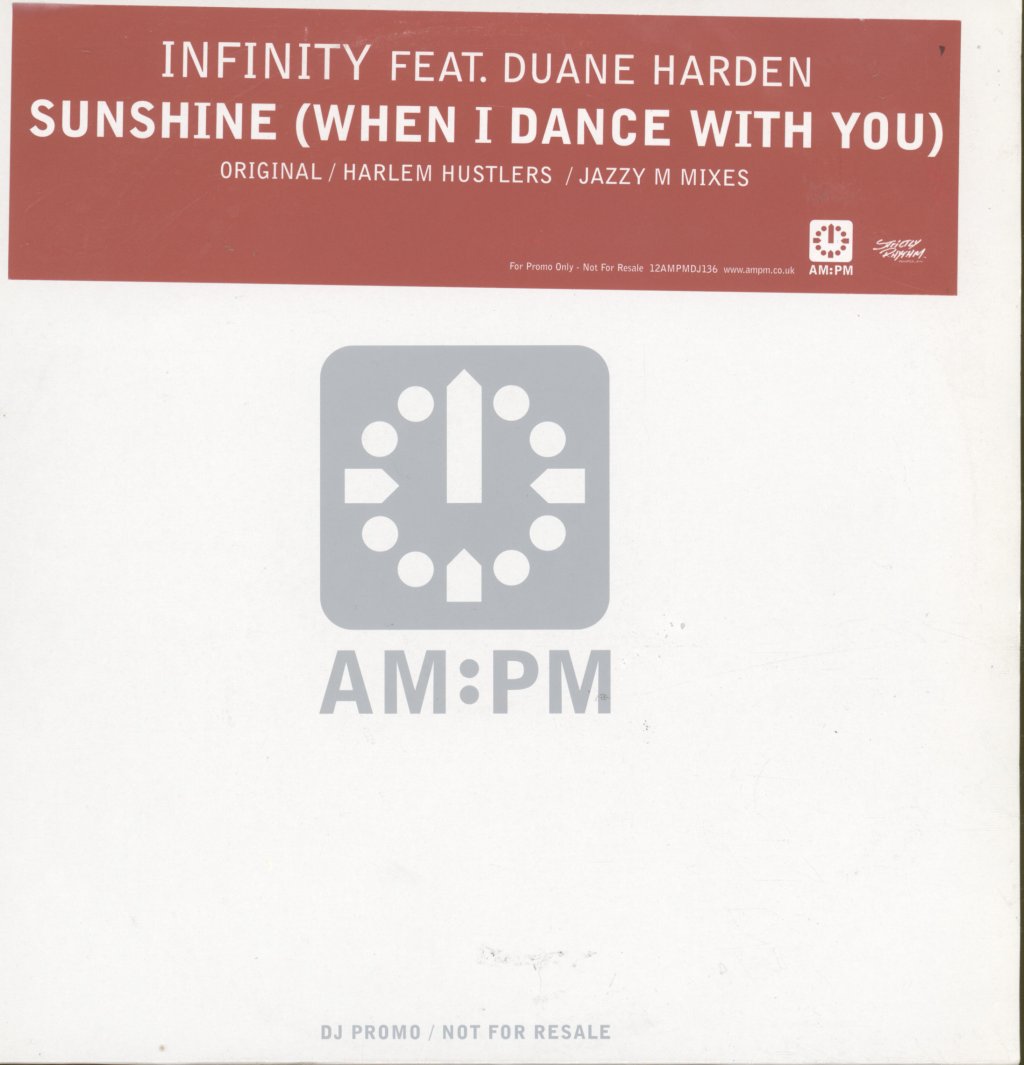 Infinity - Sunshine (When I Dance With You) - 12 Inch