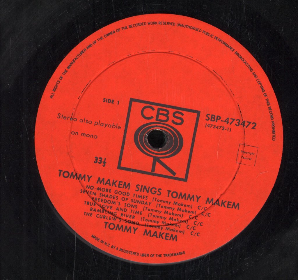 Tommy Makem - Sings Tommy Makem - Lp