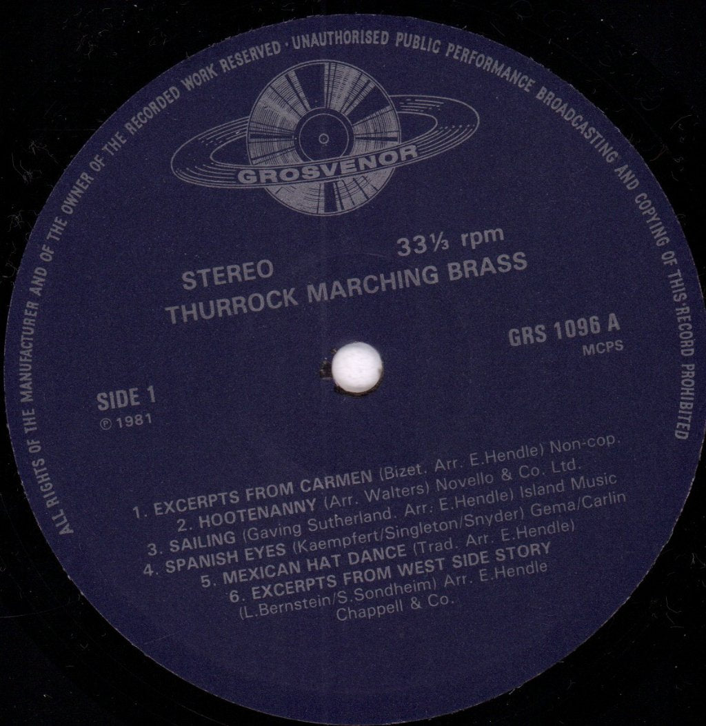 thurrock marching brass - thurrock marching brass - Lp