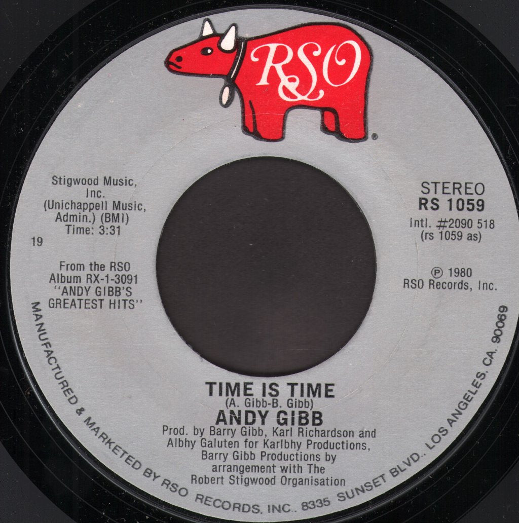 Andy Gibb - Time Is Time - 7 Inch